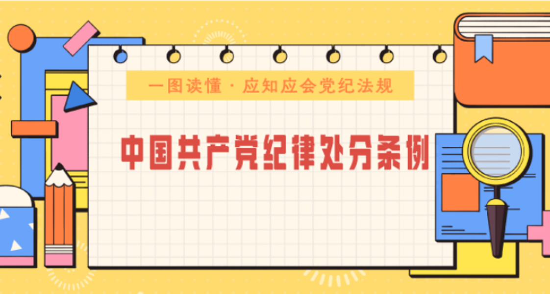 一图读懂·应知应会党纪法规丨《中国共产党纪律处分条例》
